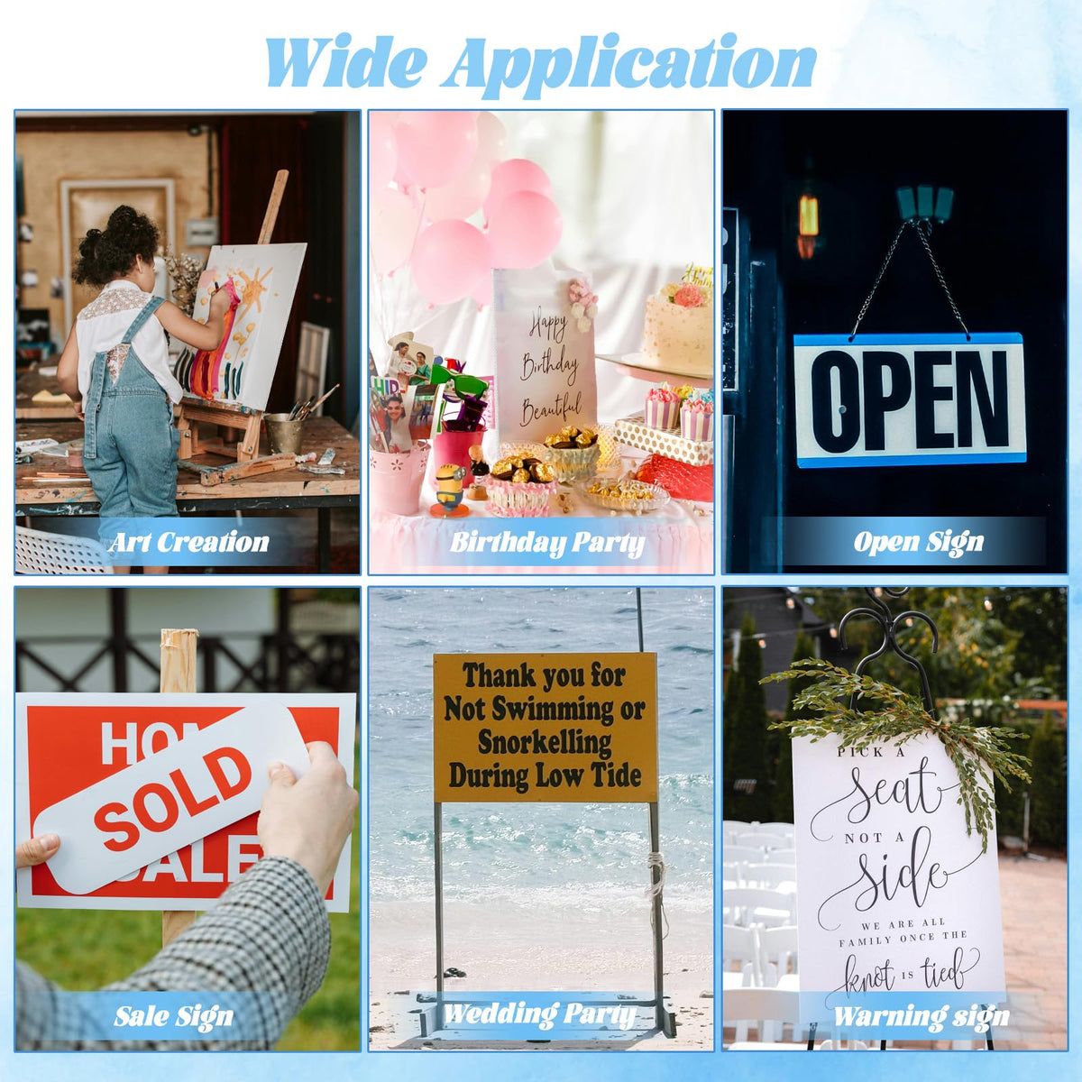 TINSKY multi-purpose sign board suitable for real estate and guideposts