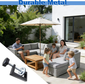 TINSKY outdoor rattan wicker clamps reinforce wind resistance and safety.
