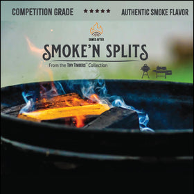 Tiny Timbers Smoke'n Splits kiln-crafted chunks preserve flavor and deliver steady heat