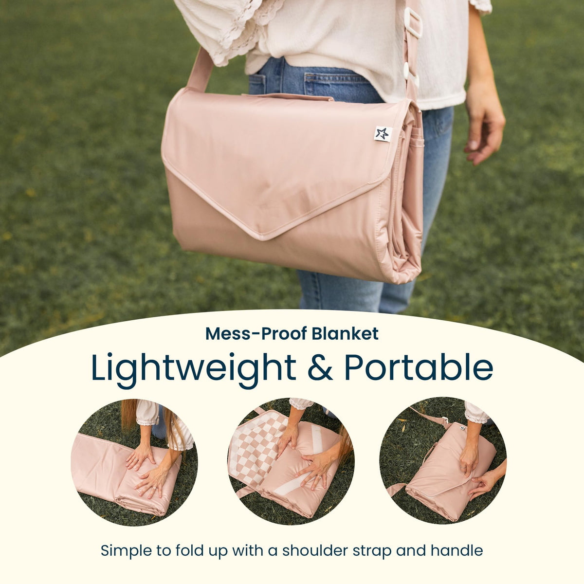 Tiny Twinkle Sage Checkers design enhances style at family picnics