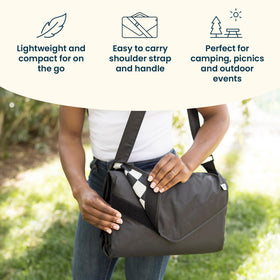 Tiny Twinkle weatherproof and machine-washable for easy cleanup after trips