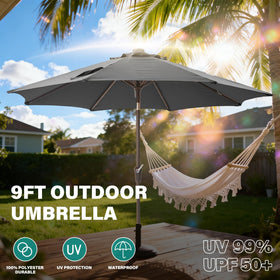 Tioline 45-degree tilt for adjustable shade as the sun moves