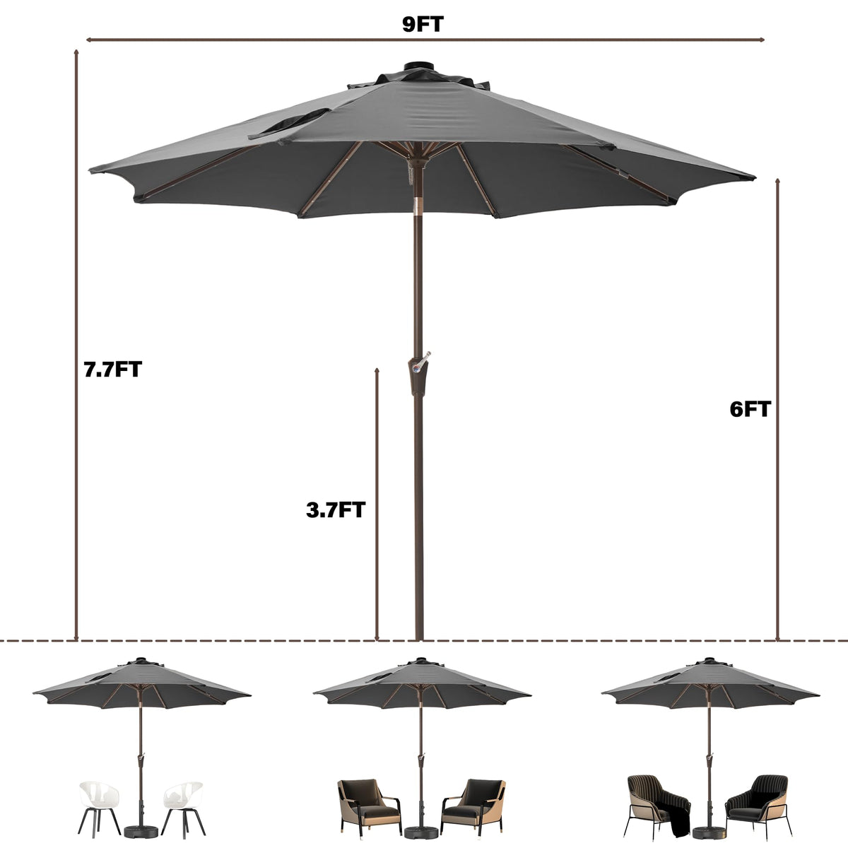 Tioline wind-stability design with reinforced brackets for safety