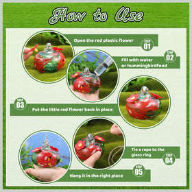 Colorful Tioncy feeders brighten outdoor spaces while inviting pollinators