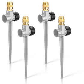 Tioncy brass-head lawn sprinkler offers durable, leak-proof irrigation.