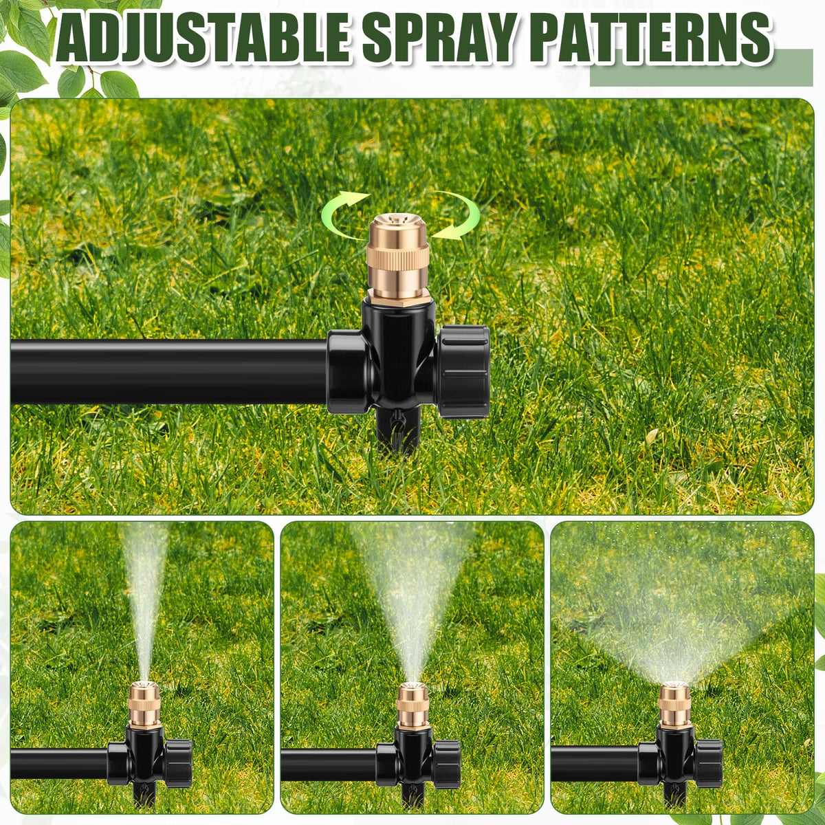 Tioncy metal spike base stabilizing sprinkler on soft soil