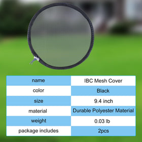 TIONLCLC IBC tote mesh cover demonstrates durable outdoor use