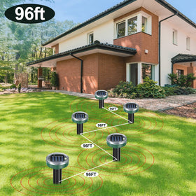 Tirgo durable weatherproof repellent unit withstands rain and snow year round.