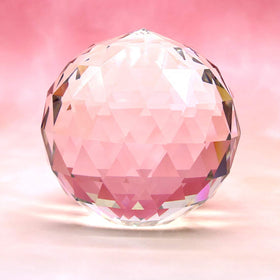 Tirifer prism suncatcher close-up demonstrates craftsmanship and light shower