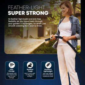 Titan hose with brass fittings for durable, leak-free connections