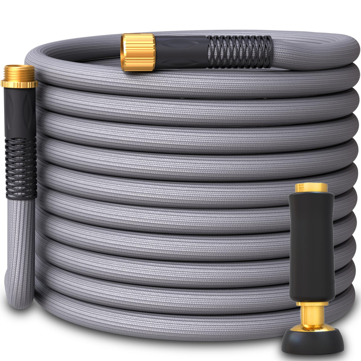 Titan Garden Hose with flexible full-length reach for easy watering tasks.
