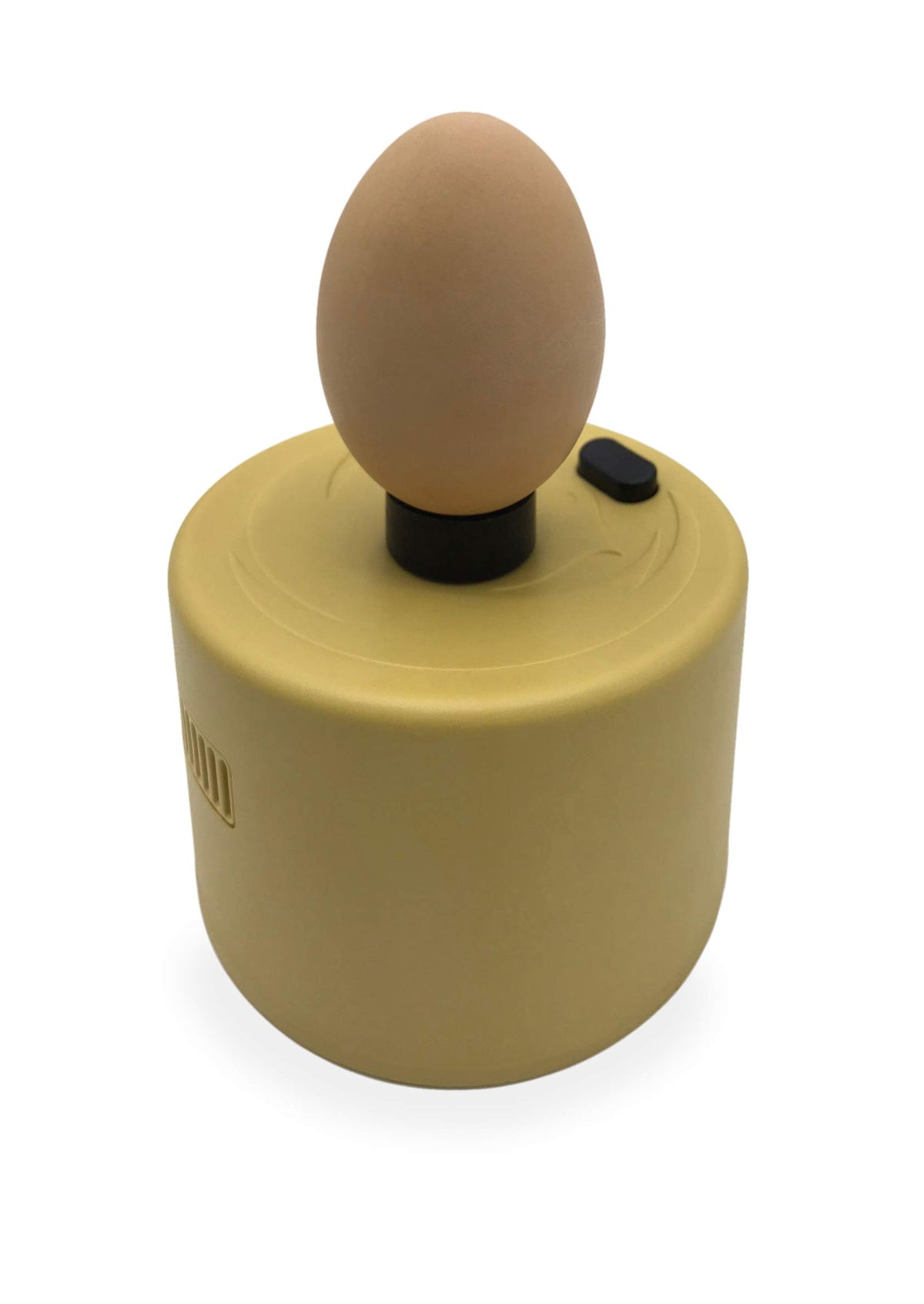 Titan Incubators black ring shoulder fitting provides stable egg placement.