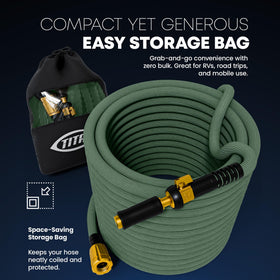 Titan jet nozzle with precision spray options for versatile watering and cleaning.
