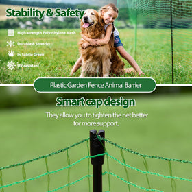 TITECK poultry protection fence guards pens and garden areas.