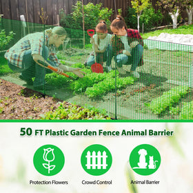 TITECK rollable storage design makes seasonal fencing easy to store.