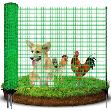 TITECK temporary fence kit for fast, tool-free yard containment.