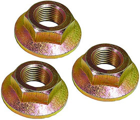 TITISKIN blade lock nut 3-pack close-up for secure mower blade attachment