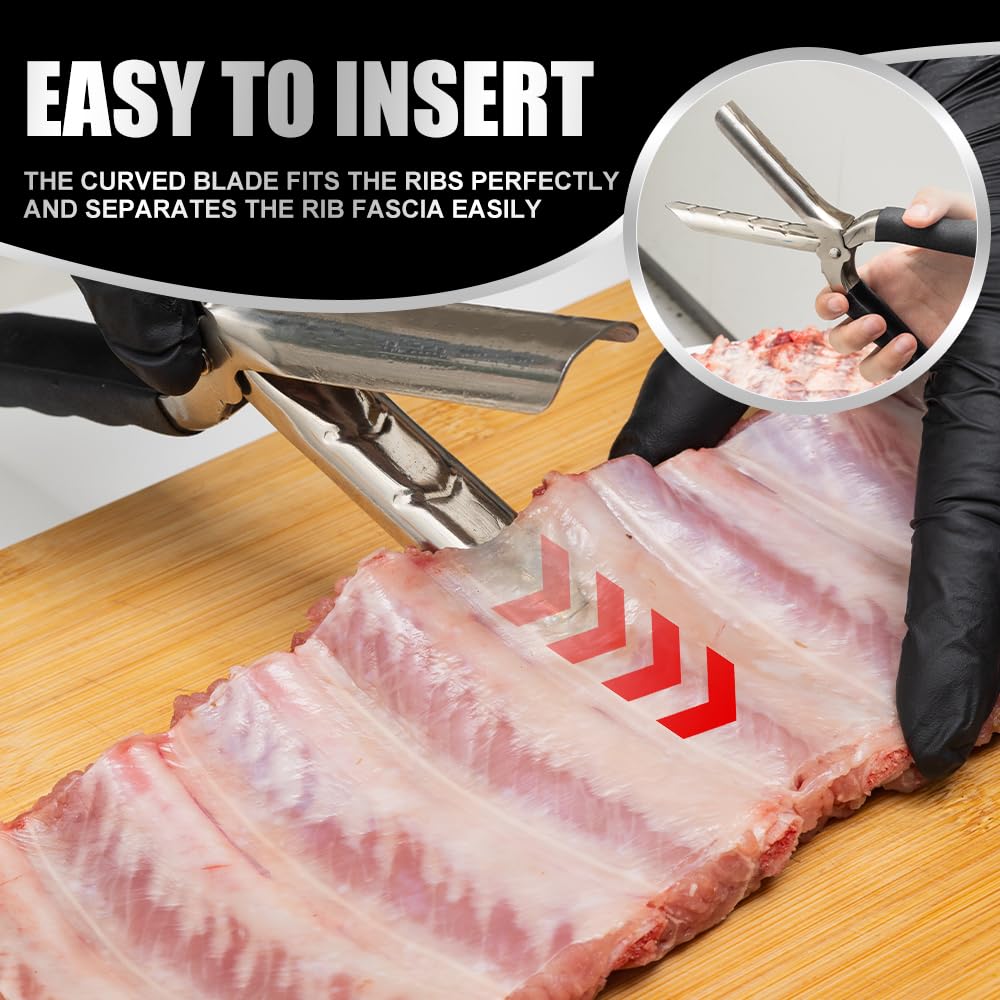 TitTees rib membrane remover cleans easily and is dishwasher safe.