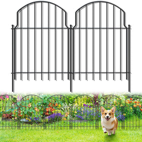 Tivray decorative garden fence arch border enhances yard and deters small animals