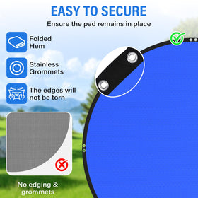 TIXANF 18ft diameter fit, ideal for round above-ground pools.