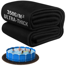 TIXANF thick 350Gm2 pool pad close-up shows puncture-resistant geotextile.
