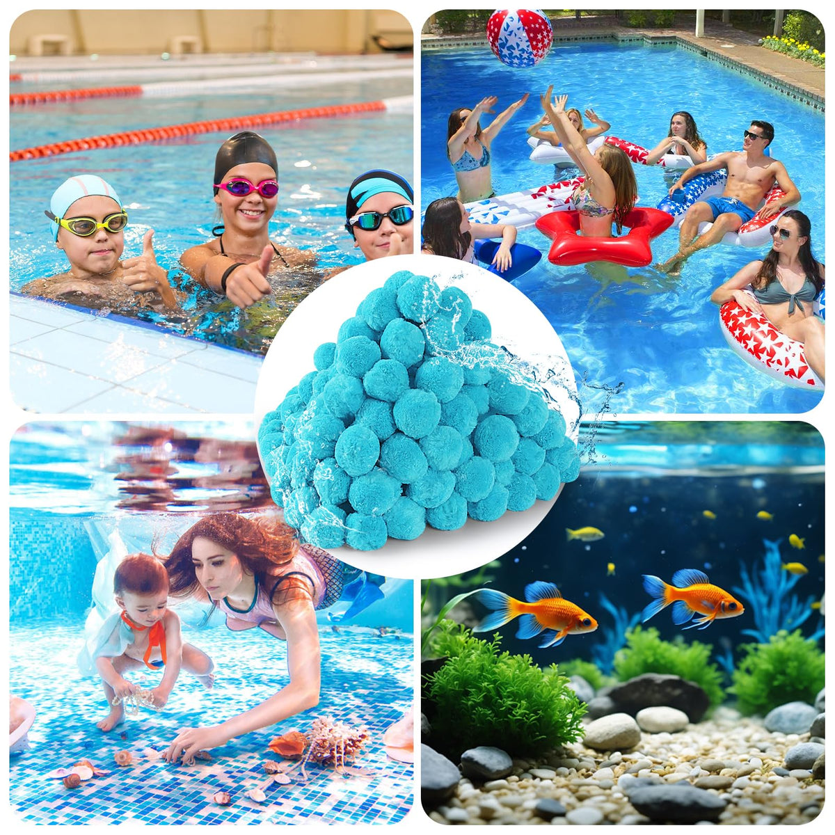 TIXANF wide compatibility with sand, cartridge and DE filters.