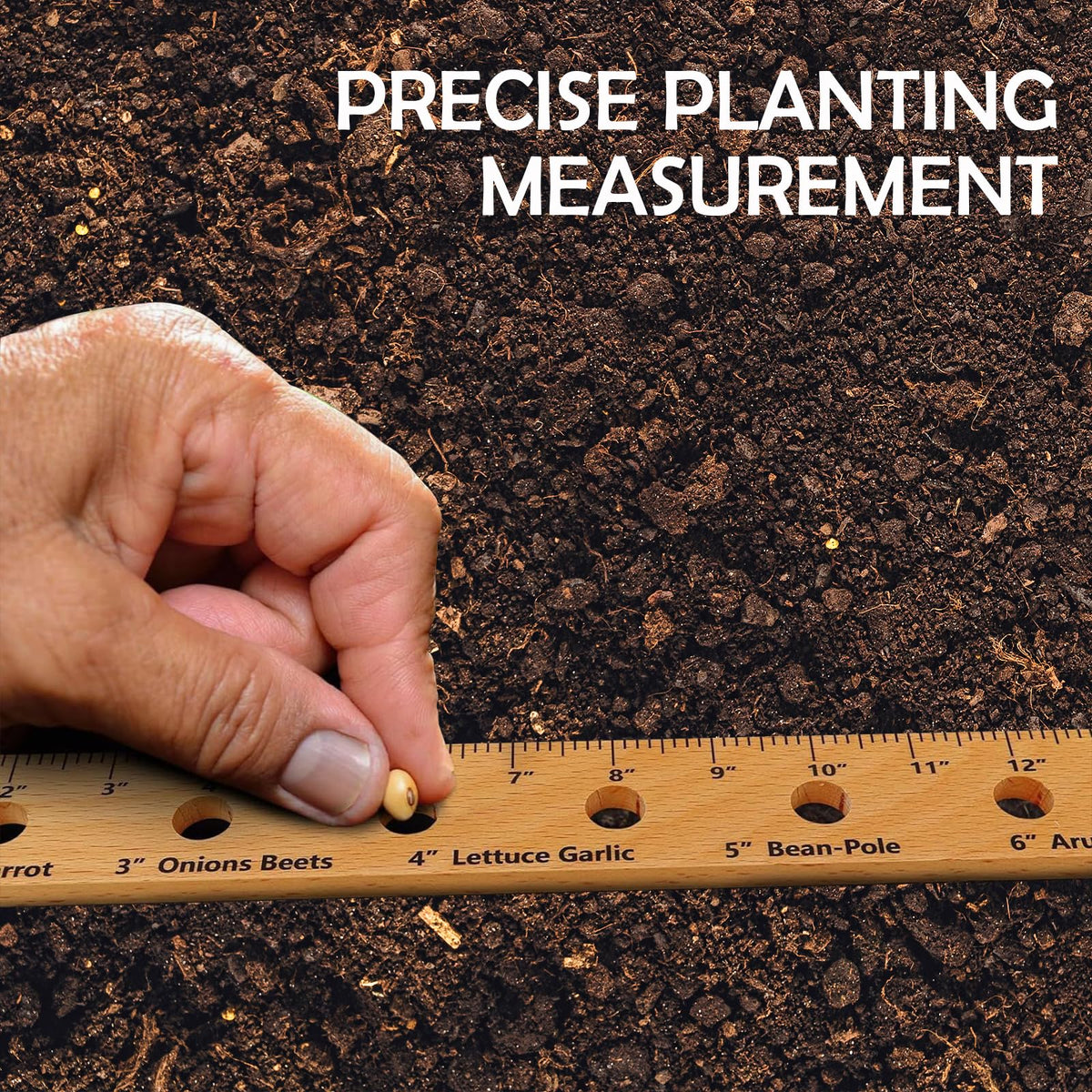 Tizee plant dibble included tool ready for precise seed placement