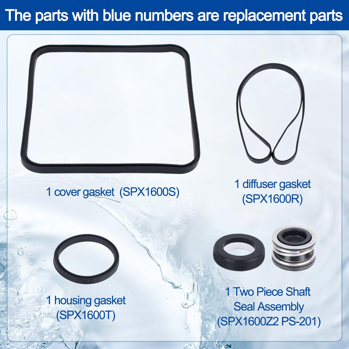 TJUNSENHARSH cover gasket for SP2600 ensures leak-free operation