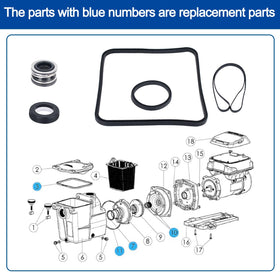 TJUNSENHARSH Go Kit 3 parts overview helps quick identification