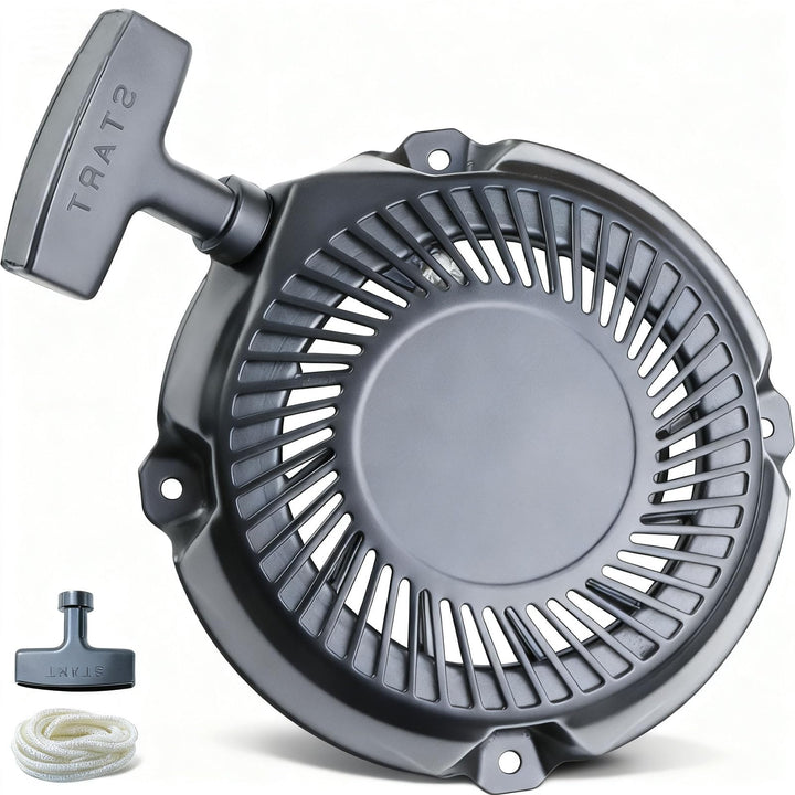 TKCBCD pull start assembly for Briggs engines, front view highlighting rugged recoil