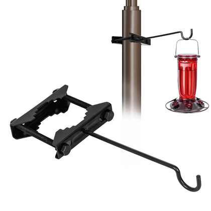 TKGKHK bird feeder hanger on pole keeps feeders accessible and organized