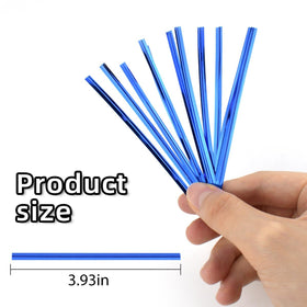 TKYPZY bag twist ties in black offer a sturdy closure for storage bags.