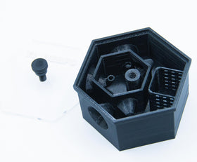 TL Reefs Bristle Worm Trap uses weighted bottom to stay put in the tank.