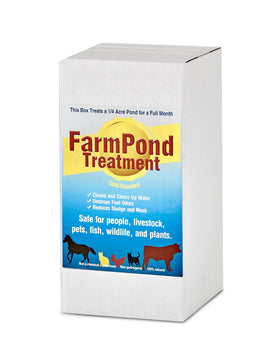 TLC Products two-step application diagram guiding simple pond treatment steps