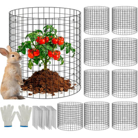 Tldcdte plant cage kit panels protecting vegetables and flowers from nibbling wildlife.