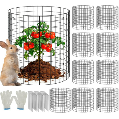 Tldcdte plant cage kit panels protecting vegetables and flowers from nibbling wildlife.