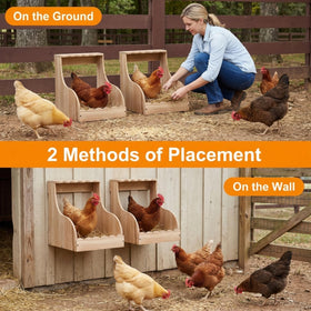 Tlence nesting box suitable for chickens, ducks, pigeons, and other poultry.