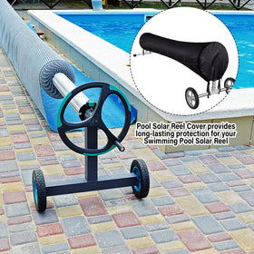Tlswshsy winter cover for inground pools keeps leaves and debris away
