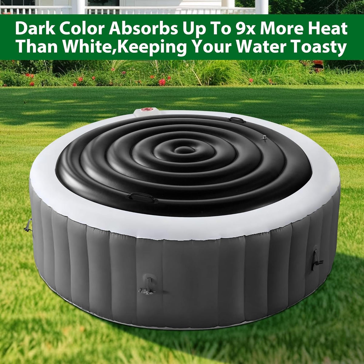 Tlswshsy quick-inflate cover is ready in minutes for immediate use