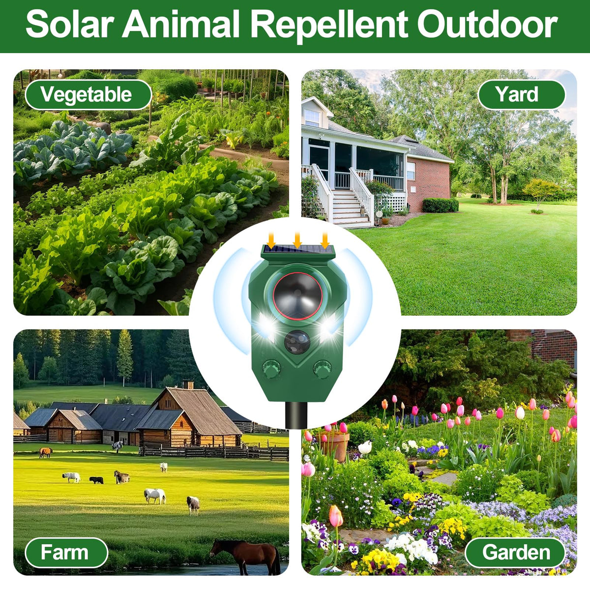 TLXLT green operation indicator confirms active protection around your yard