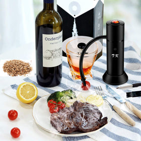 TMKEFFC Smoking Gun used for sous vide meat and other smoked dishes.