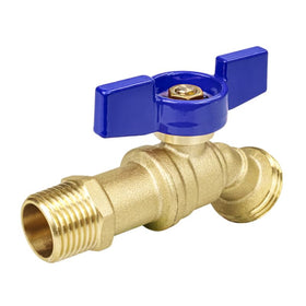 TMOK 200 psi-rated faucet ready for garden and outdoor cleaning tasks.