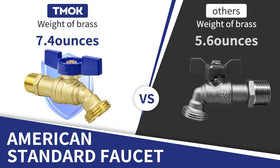 TMOK quick-install quarter-turn valve for tool-free setup