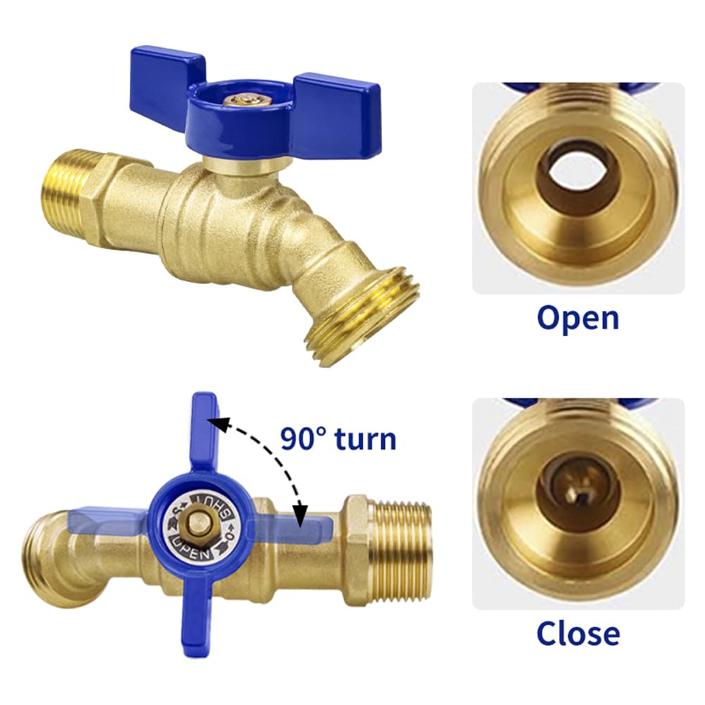 TMOK faucet ideal for garden watering and outdoor cleaning tasks