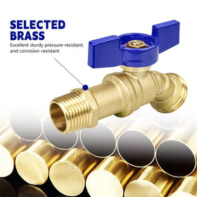 TMOK two-brass-faucets package provides backup for multiple taps