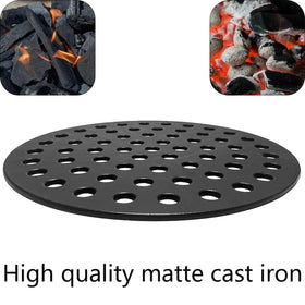 Tmozyar round fire grate bottom section managing coals and ash
