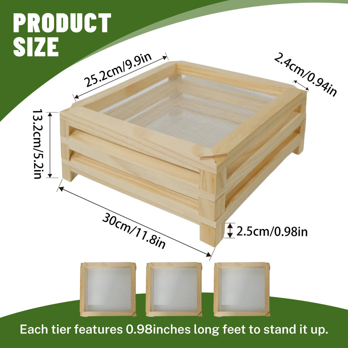Tnstbiee stackable drying rack layer design saving kitchen space