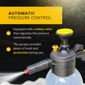 TNT Pump Sprayer used in gardening for precise spraying tasks.