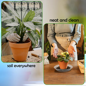 TNTIWQ 6-pack plant saucers bundle ready for indoor and outdoor use