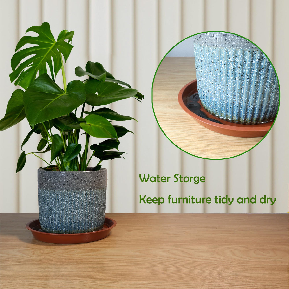 TNTIWQ 10-inch edge-height rim emphasizes containment and soil protection.